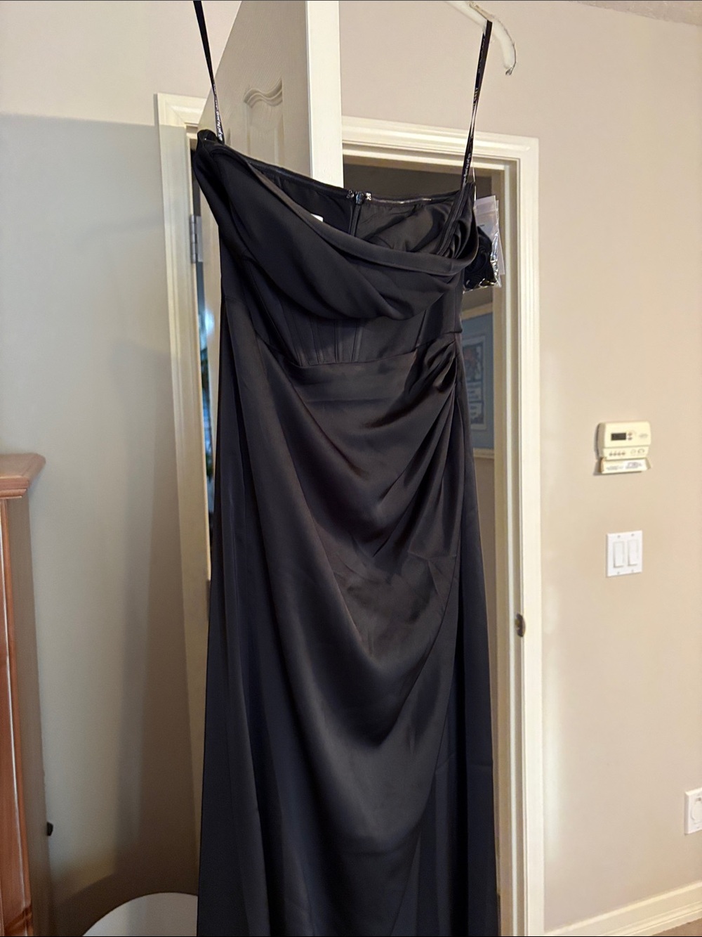 Birdy Grey Strapless Gown in Black
